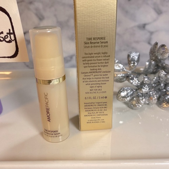 Amore Pacific Time Response Skin Reserve Serum, Green Tea, Oil, NEW - MINI 5 ml - Picture 4 of 10